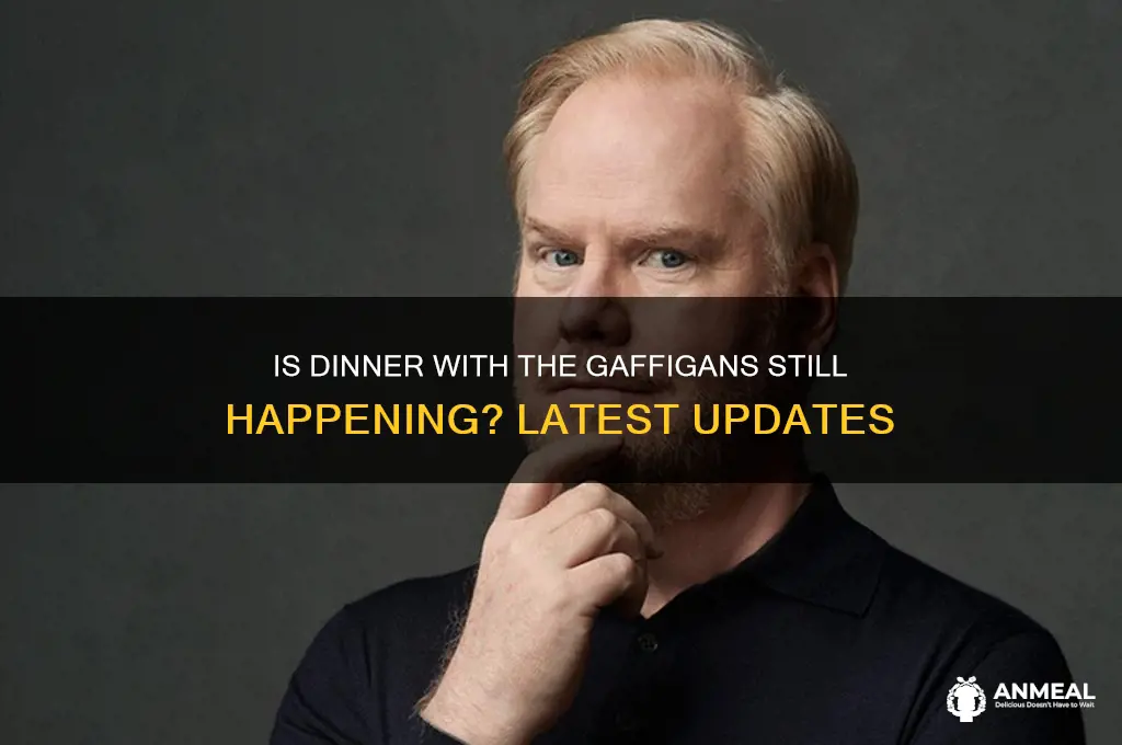is dinner with the gaffigans still on
