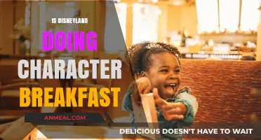 Disneyland Character Breakfast: Current Availability and What to Expect