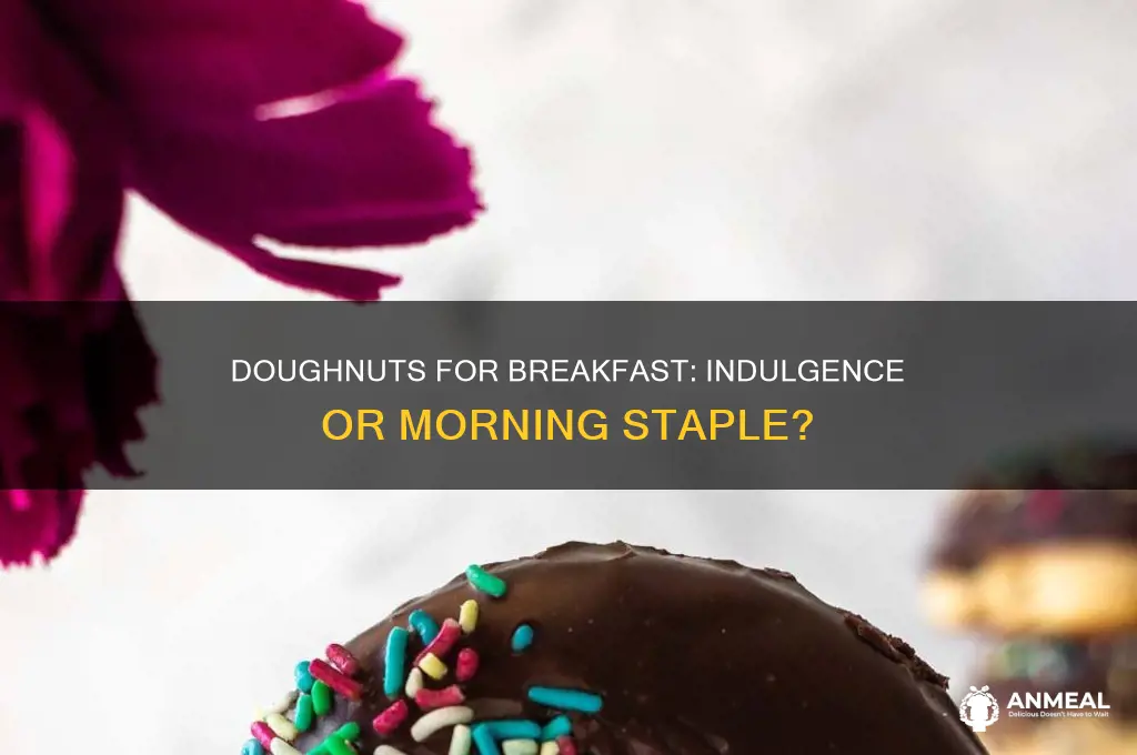 is doughnuts a breakfast food