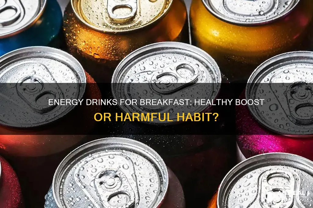 is drinking energy drinks for breakfast bad