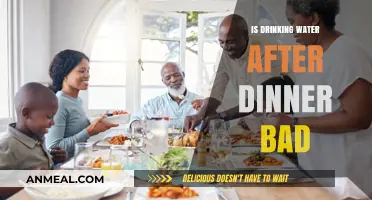 Is Drinking Water After Dinner Harmful or Helpful? Find Out