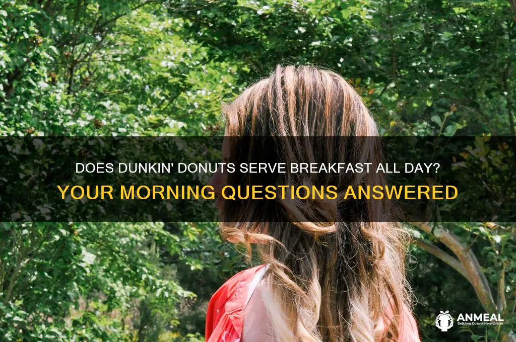 is dunkin donuts all day breakfast
