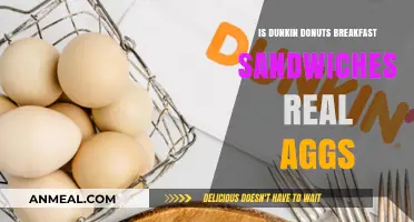 Are Dunkin' Donuts Breakfast Sandwiches Made with Real Eggs?