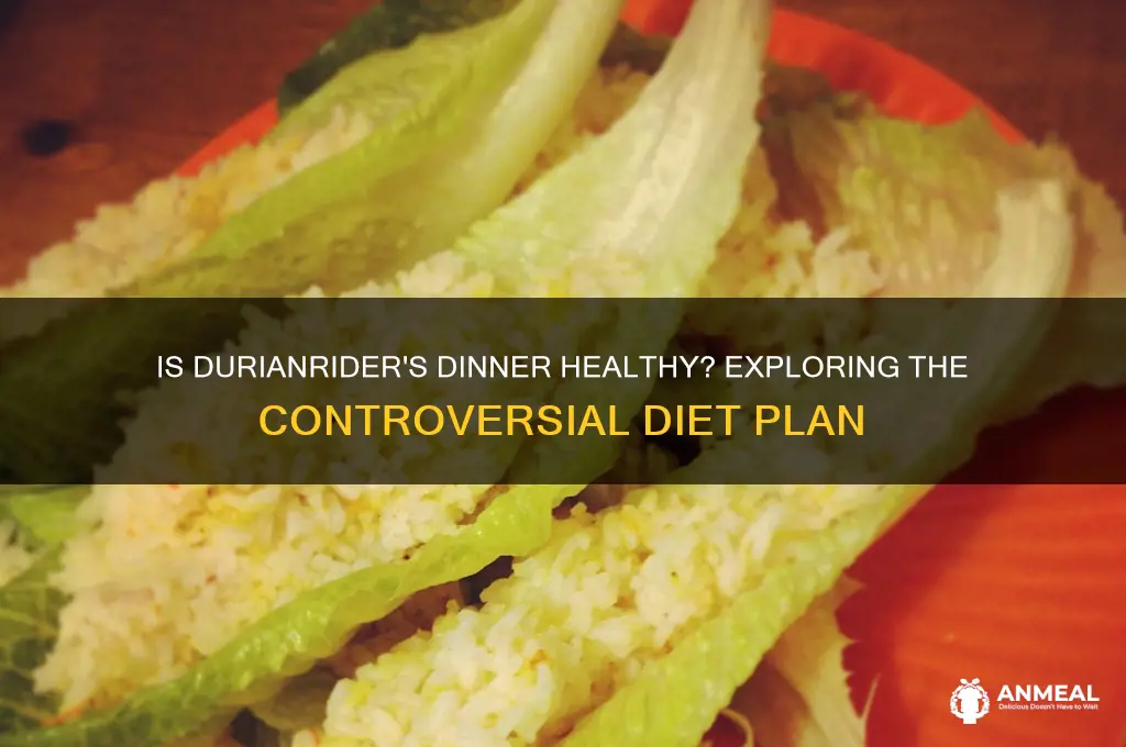 is durianrider dinner