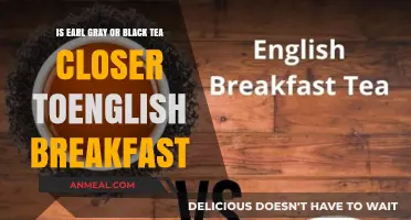 Earl Grey vs. Black Tea: Which Resembles English Breakfast More?
