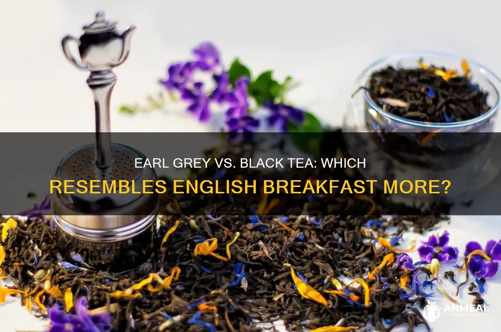 is earl gray or black tea closer toenglish breakfast
