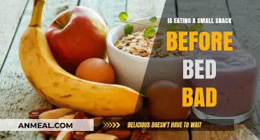 Is a Small Snack Before Bed Bad for Your Health?