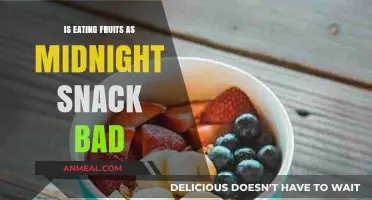 Midnight Munchies: The Surprising Truth About Fruit Snacks