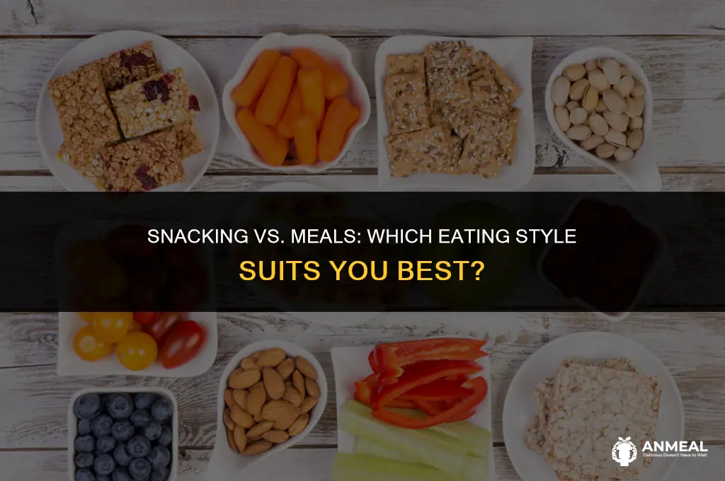 is eating snacks or meals better