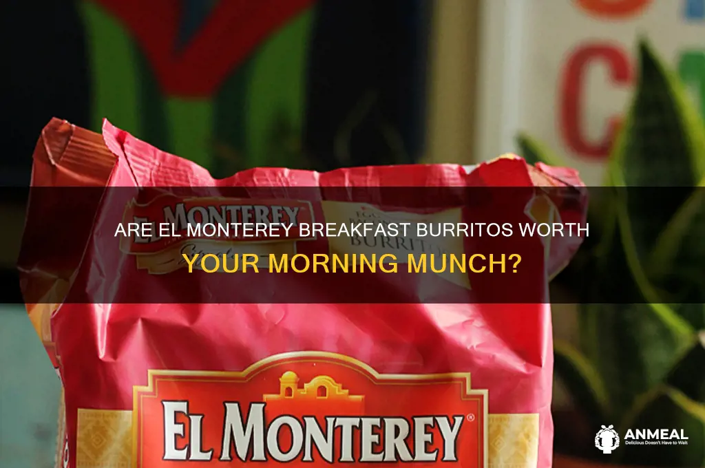 is el monterey breakfast burritos