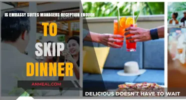 Embassy Suites Manager's Reception: Dinner Substitute or Snack Stop?
