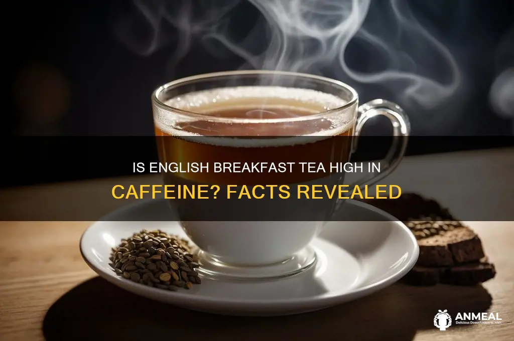 is english breakfast tea high in caffeine