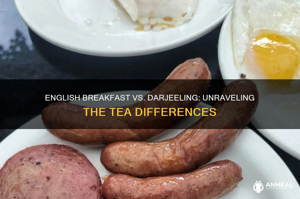 is english breakfast tea the same as darjelling