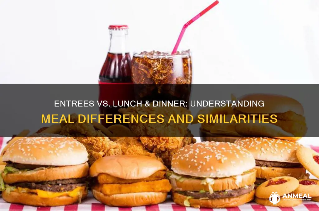 is entrees the same as lunch and dinner