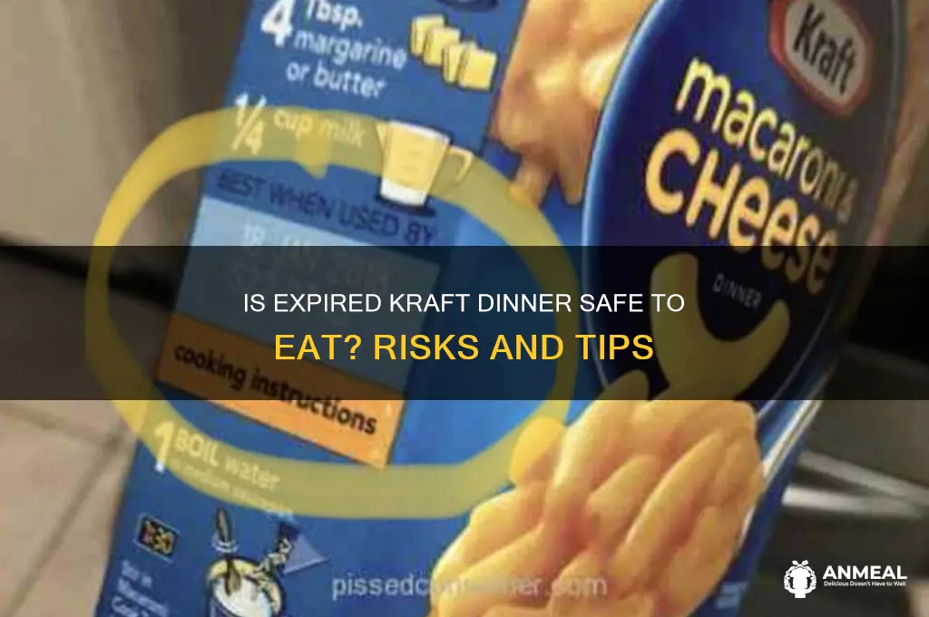 is expired kraft dinner bad