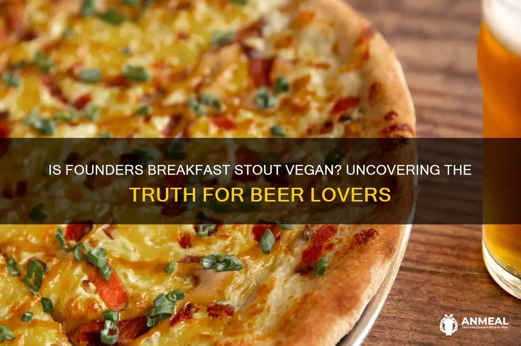 is founders breakfast stout vegan
