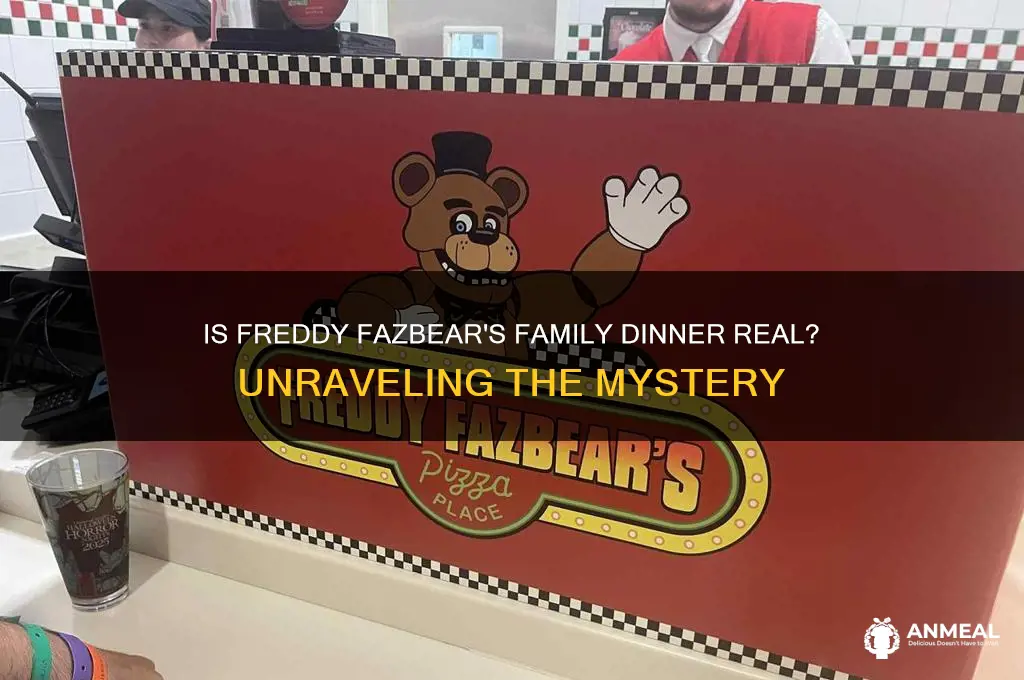 is freddy faz bears family dinner real