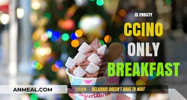 Frosty CCino: Breakfast Exclusive or Anytime Indulgence?