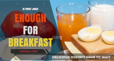 Fruit Juice for Breakfast: Healthy Choice or Nutritional Shortfall?