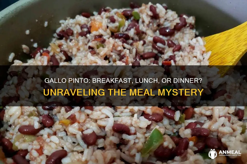 is gallo pinto breakfast lunch or dinner