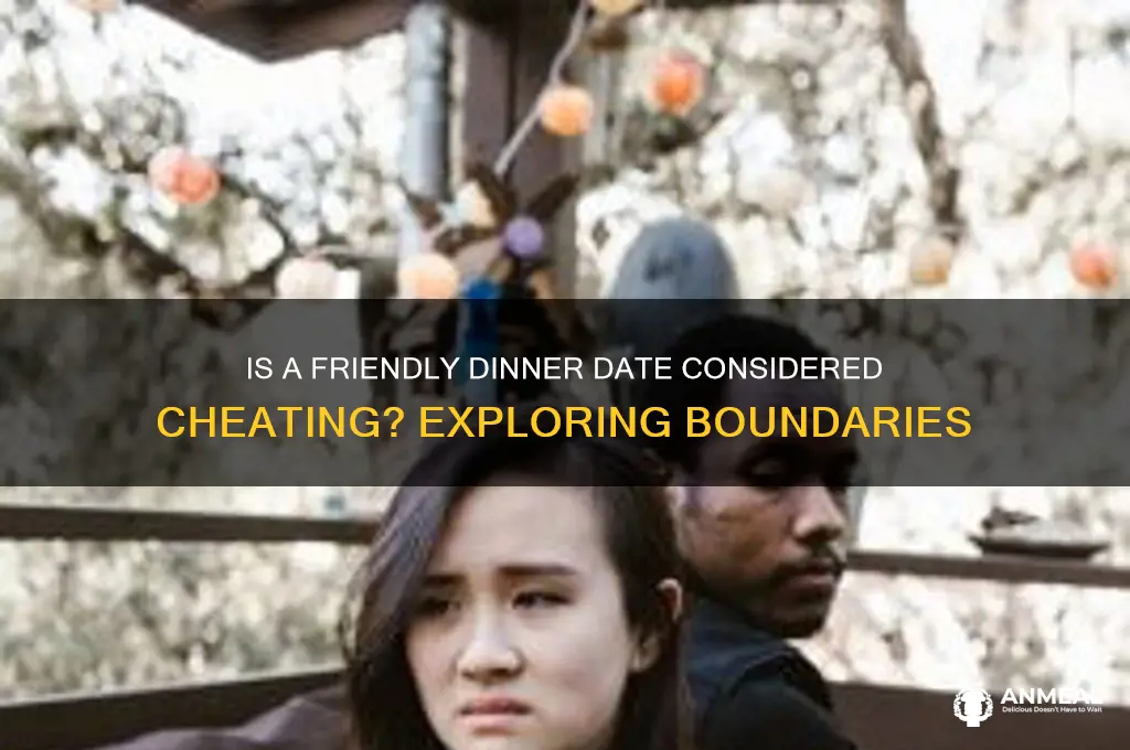 is getting dinner with a friend cheating