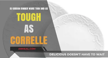Gibson vs. Corelle: Durability and Thinness Compared for Dinnerware