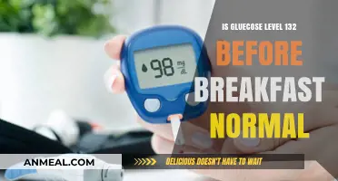 Is 132 mg/dL Fasting Glucose Level Normal Before Breakfast?