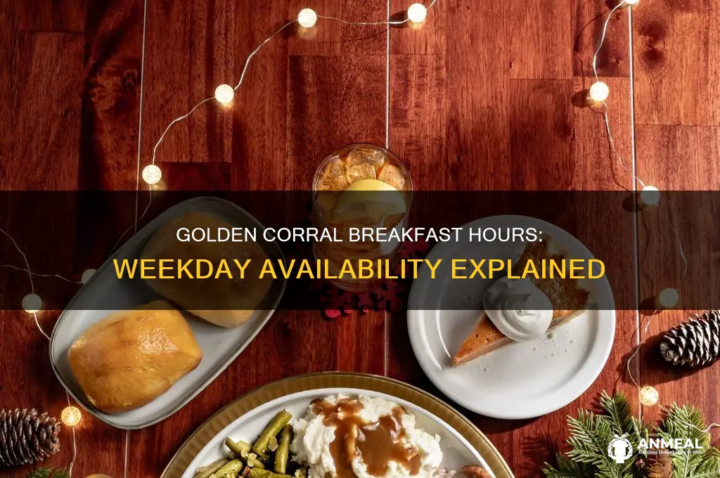 is golden corral open for breakfast during the week