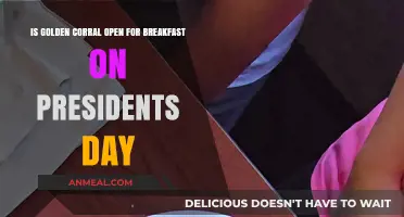 Golden Corral Breakfast Hours: Open on Presidents Day?