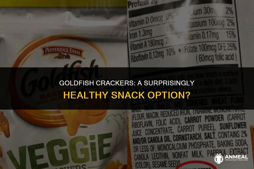 is goldfish healthy snack