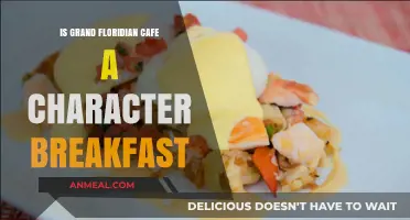 Grand Floridian Cafe: Character Breakfast Experience at Disney World