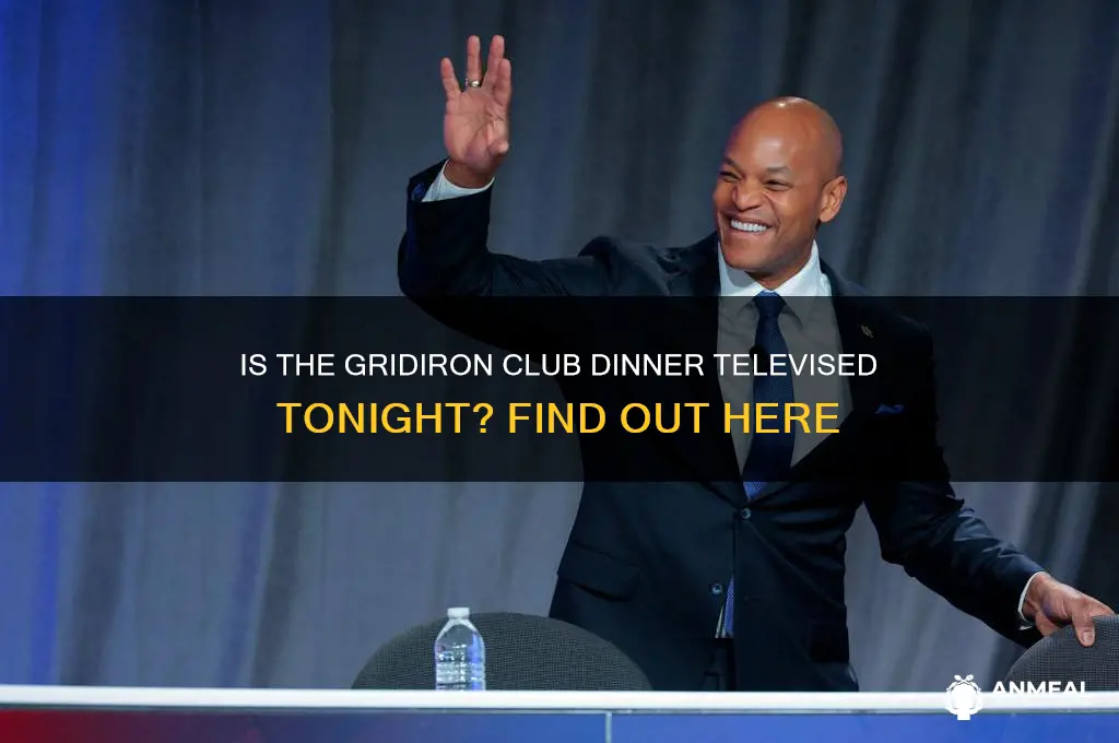 is gridiron club dinner televised tonight
