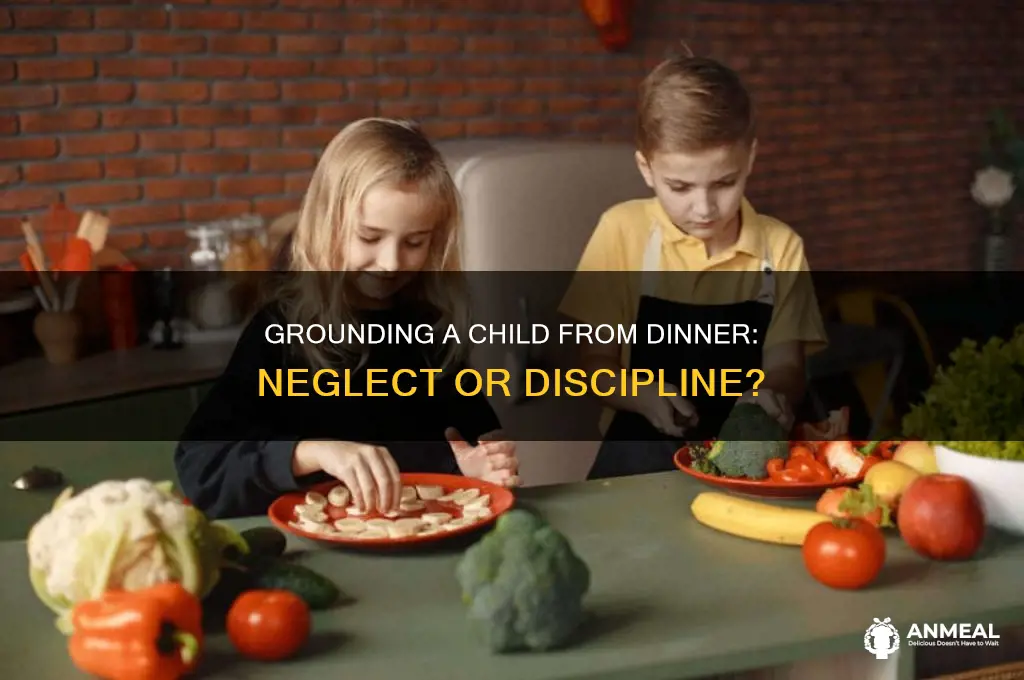 is grounding a child from dinner child neglect