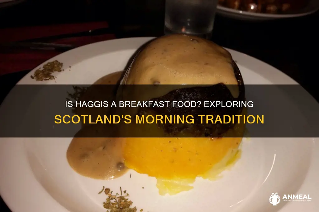 is haggis a breakfast food
