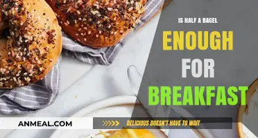 Half a Bagel for Breakfast: Enough Fuel or Just a Snack?