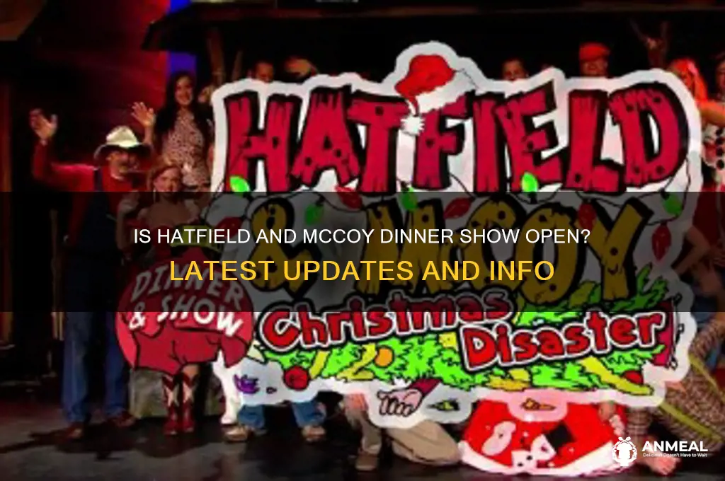 is hatfield and mccoy dinner show open