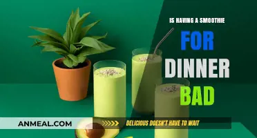 Smoothie for Dinner: Healthy Choice or Nutritional Mistake?