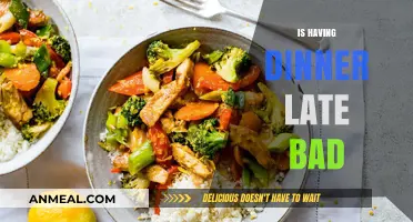 Late-Night Dinners: Uncovering the Health Impacts and Timing Tips
