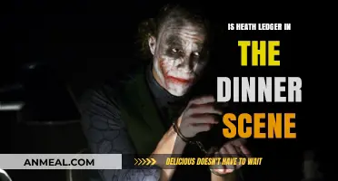 Is Heath Ledger in The Dark Knight's Iconic Dinner Scene?