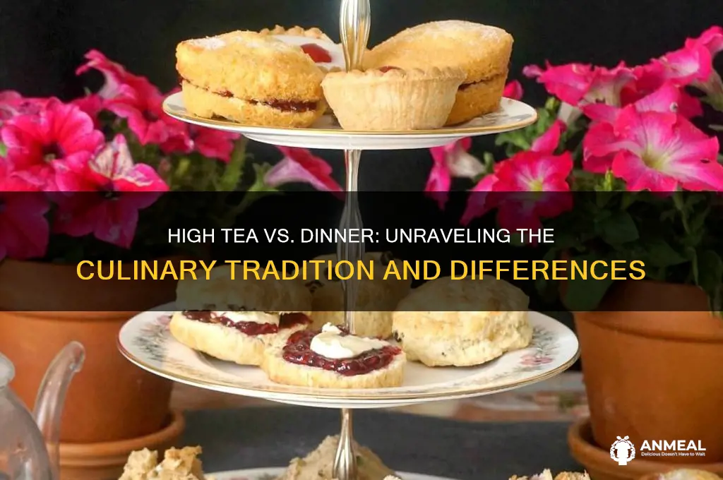 is high tea dinner