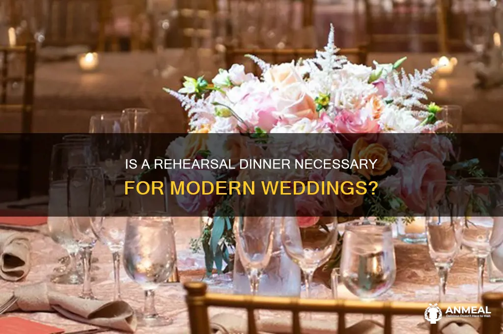 is holding a rehersal dinner for weddings a normal prcatice