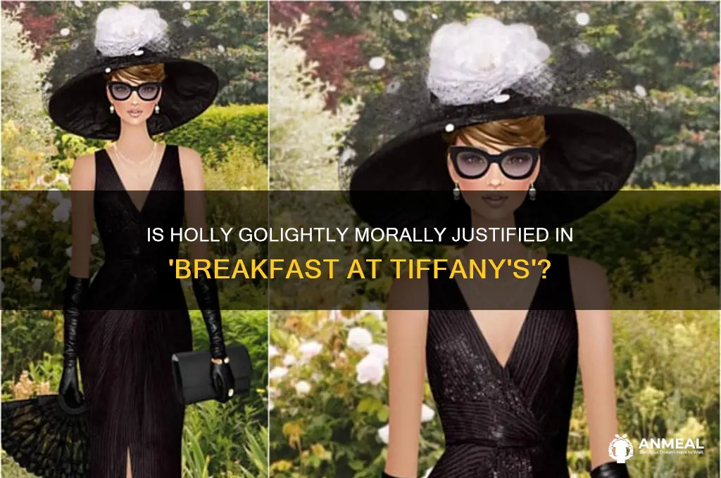 is holly right in breakfast at tiffanys