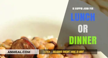 Hoppin' John: A Versatile Dish for Lunch or Dinner?