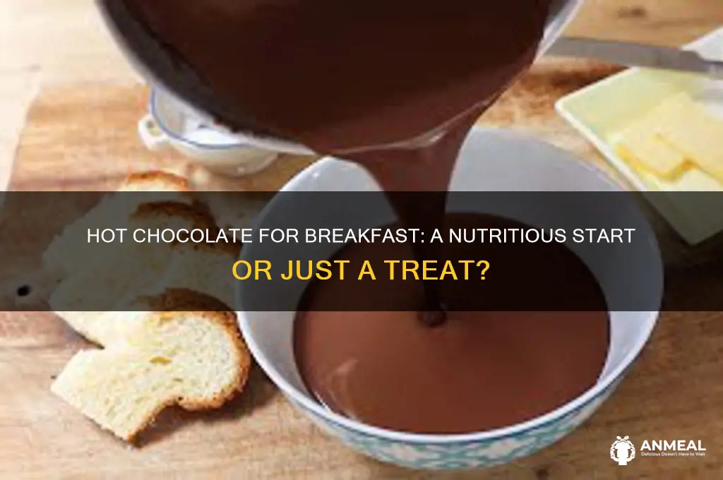 is hot chocolate enough for breakfast
