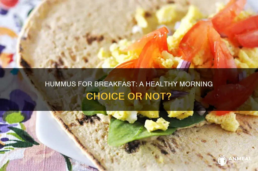 is hummus a breakfast food
