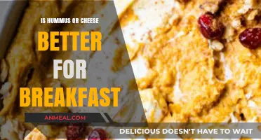 Hummus vs. Cheese: Which Breakfast Spread Boosts Your Morning?