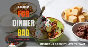 Is Ice Cream for Dinner Bad? Unraveling the Sweet Debate