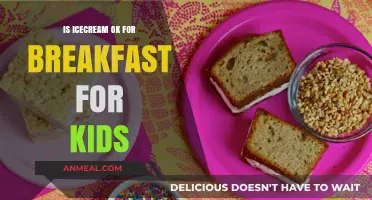 Ice Cream for Breakfast: A Healthy Choice for Kids?