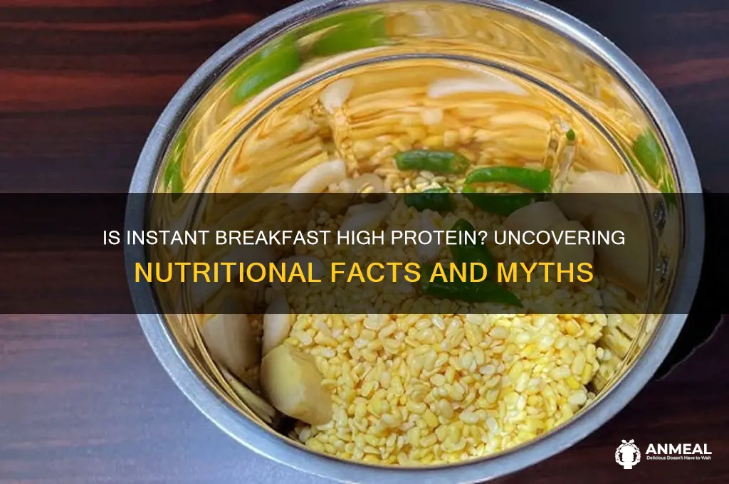 is instant breakfast high protein