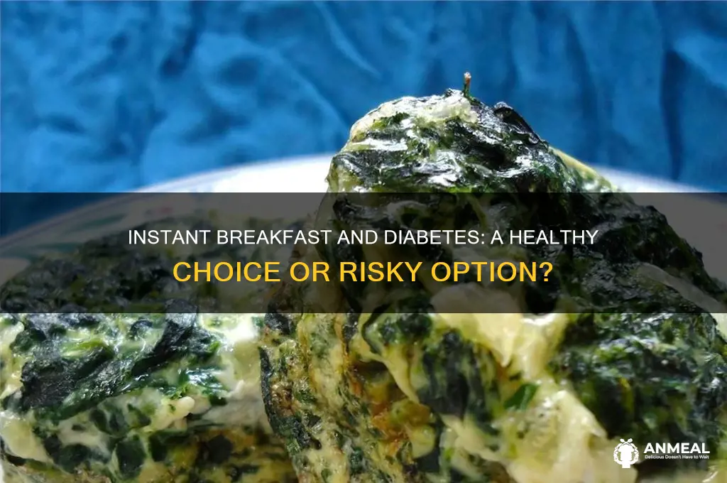 is instant breakfast okay for diabetics